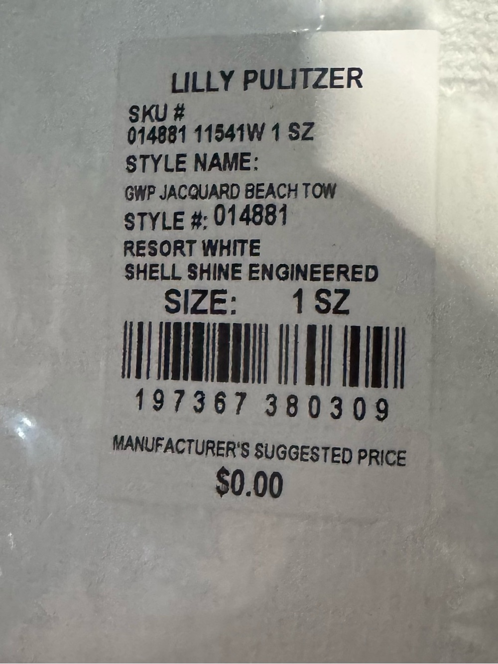 Lilly Pulitzer Set of 3 Jacquard Beach Towels - Picture 3 of 8